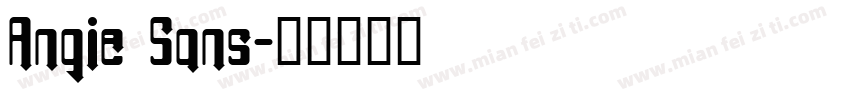 Angie Sans字体转换